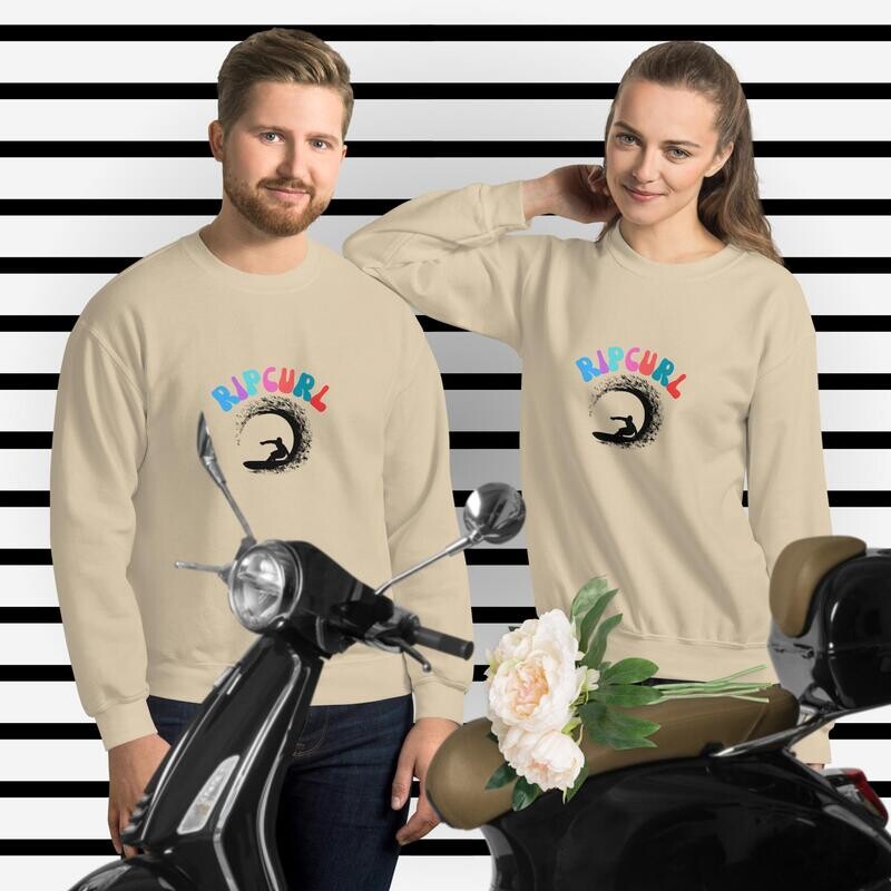 Sweatshirt, rip curl, waves, surfer