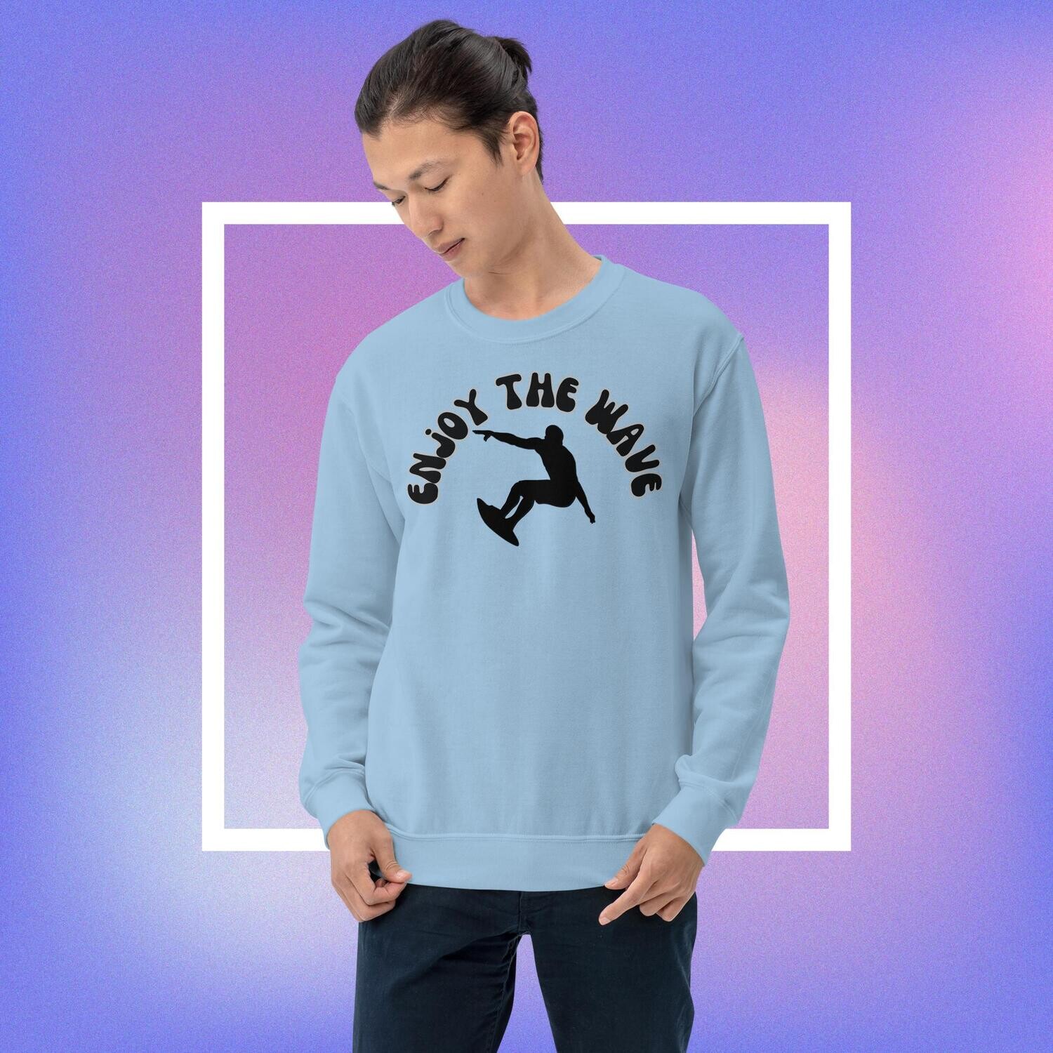 Sweatshirt, enjoy the wave, surfer, surfer dude