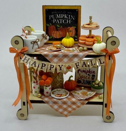 Pumpkin Spice Hostess Cart