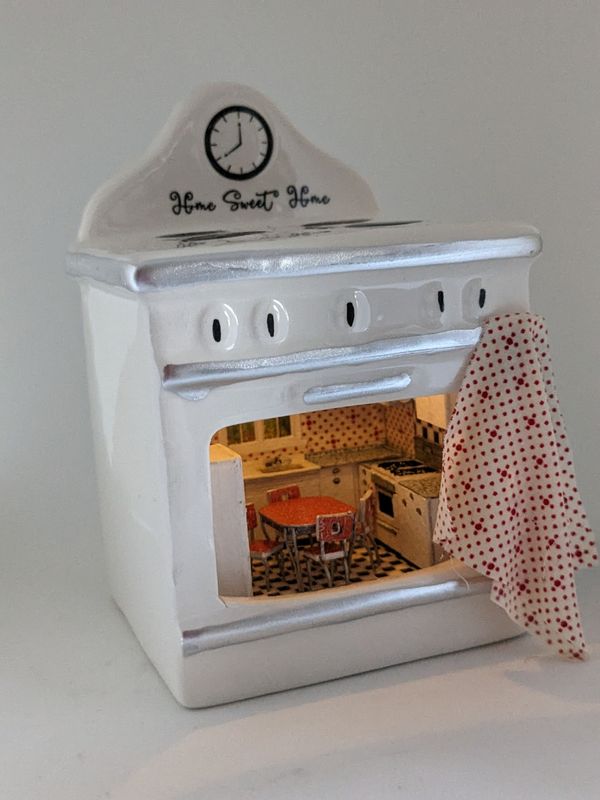 Vintage Kitchen Scrubbie Holder