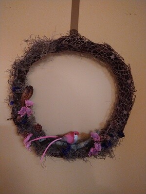 Wreath Earth Elements dried seed pods