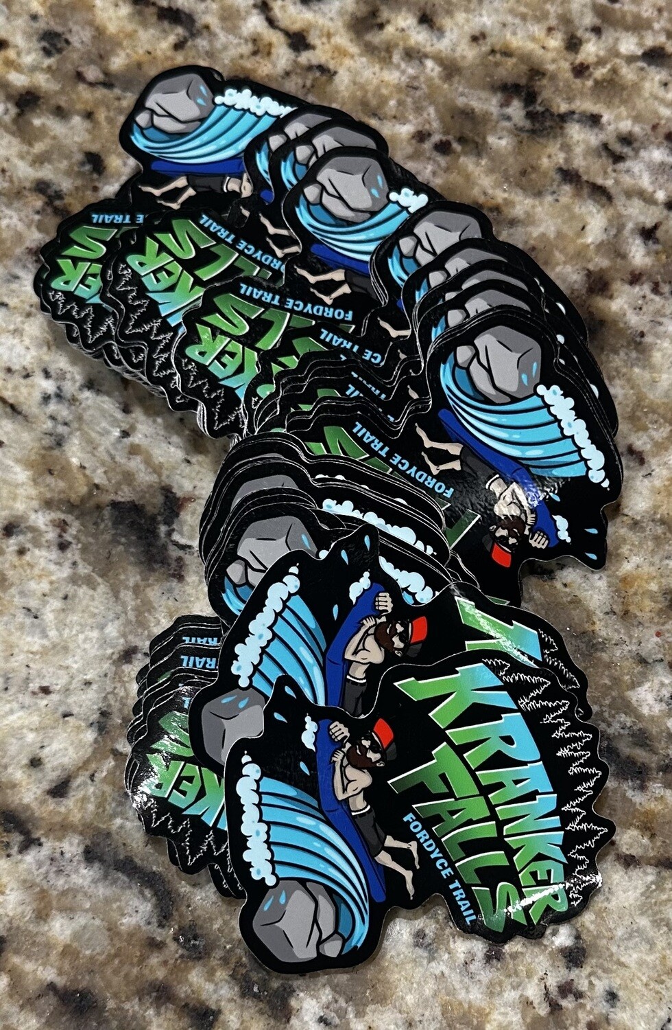 Kranker falls sticker