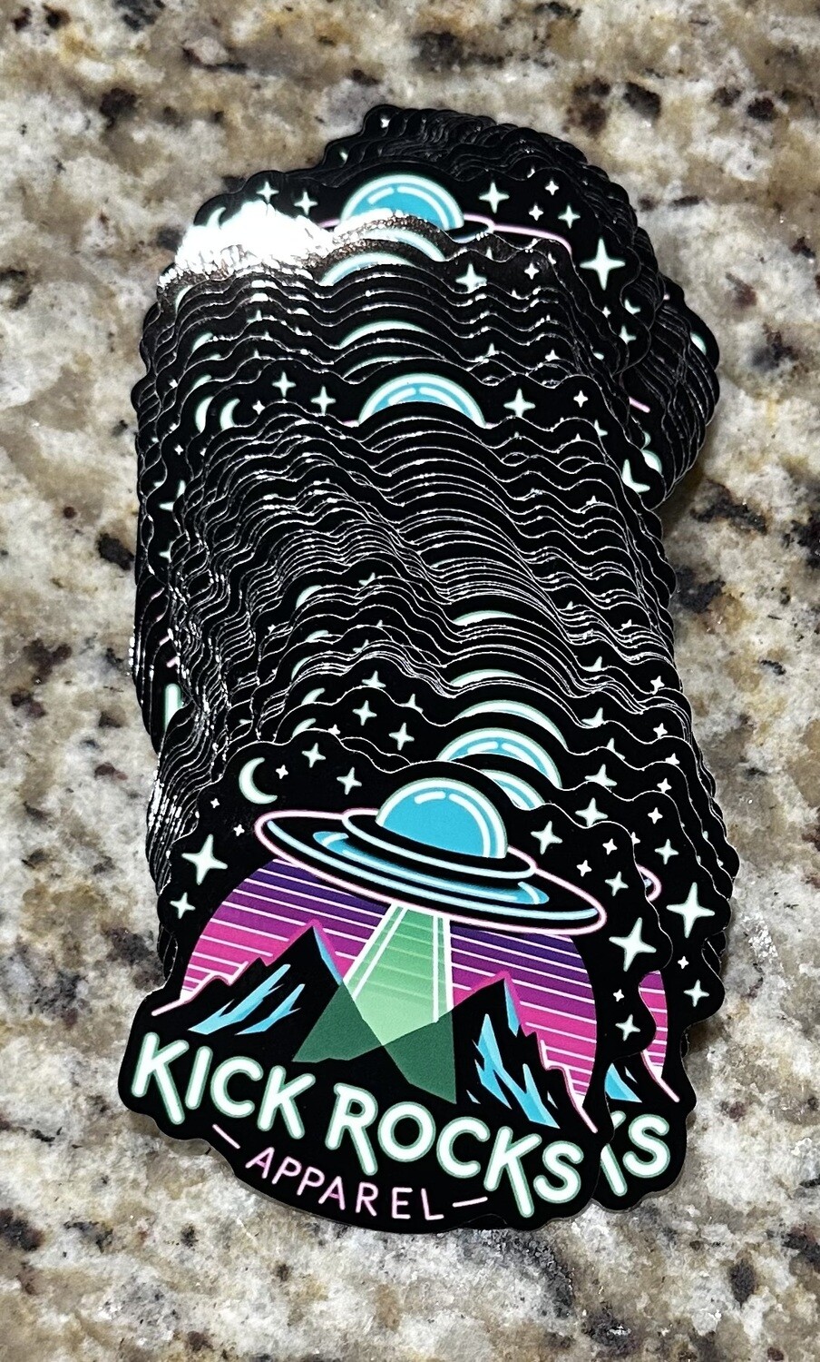 Kick rocks ufo sticker