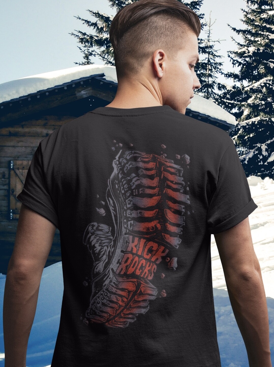 Bogger boot tee