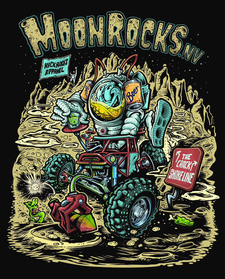 Moonrocks tee