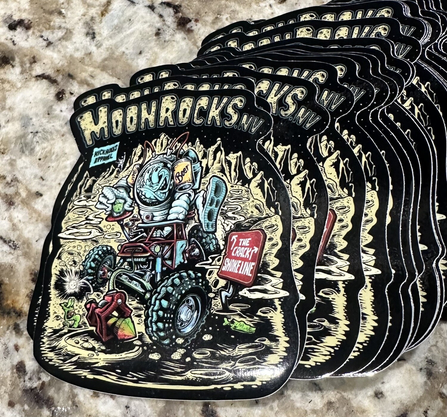 Moonrocks sticker