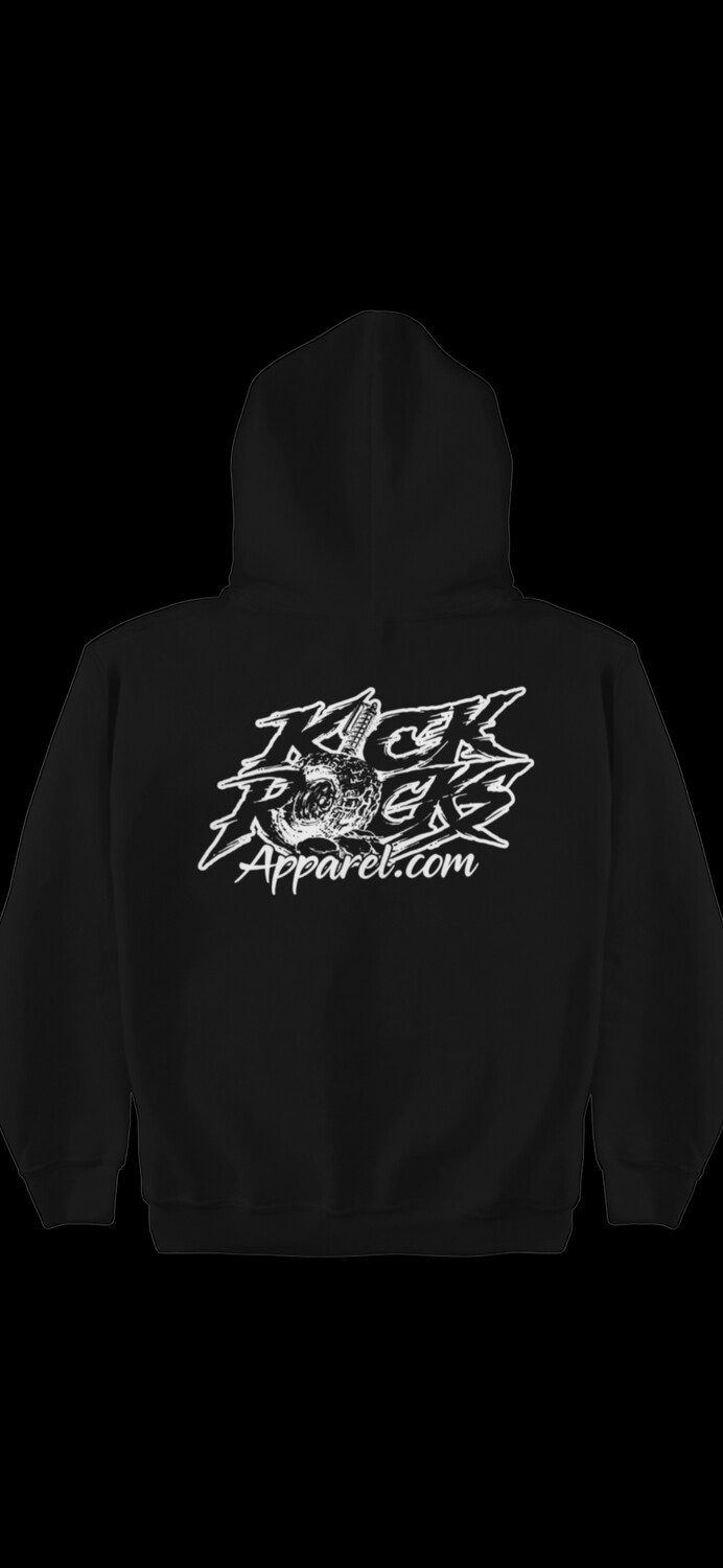 Shock and tire logo hoody