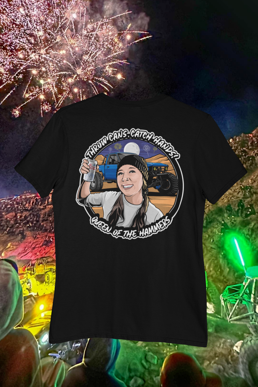 Catch hands tee