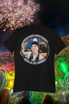 Catch hands tee