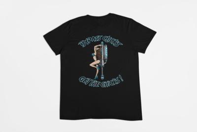 Chick magnet  tee (blue)