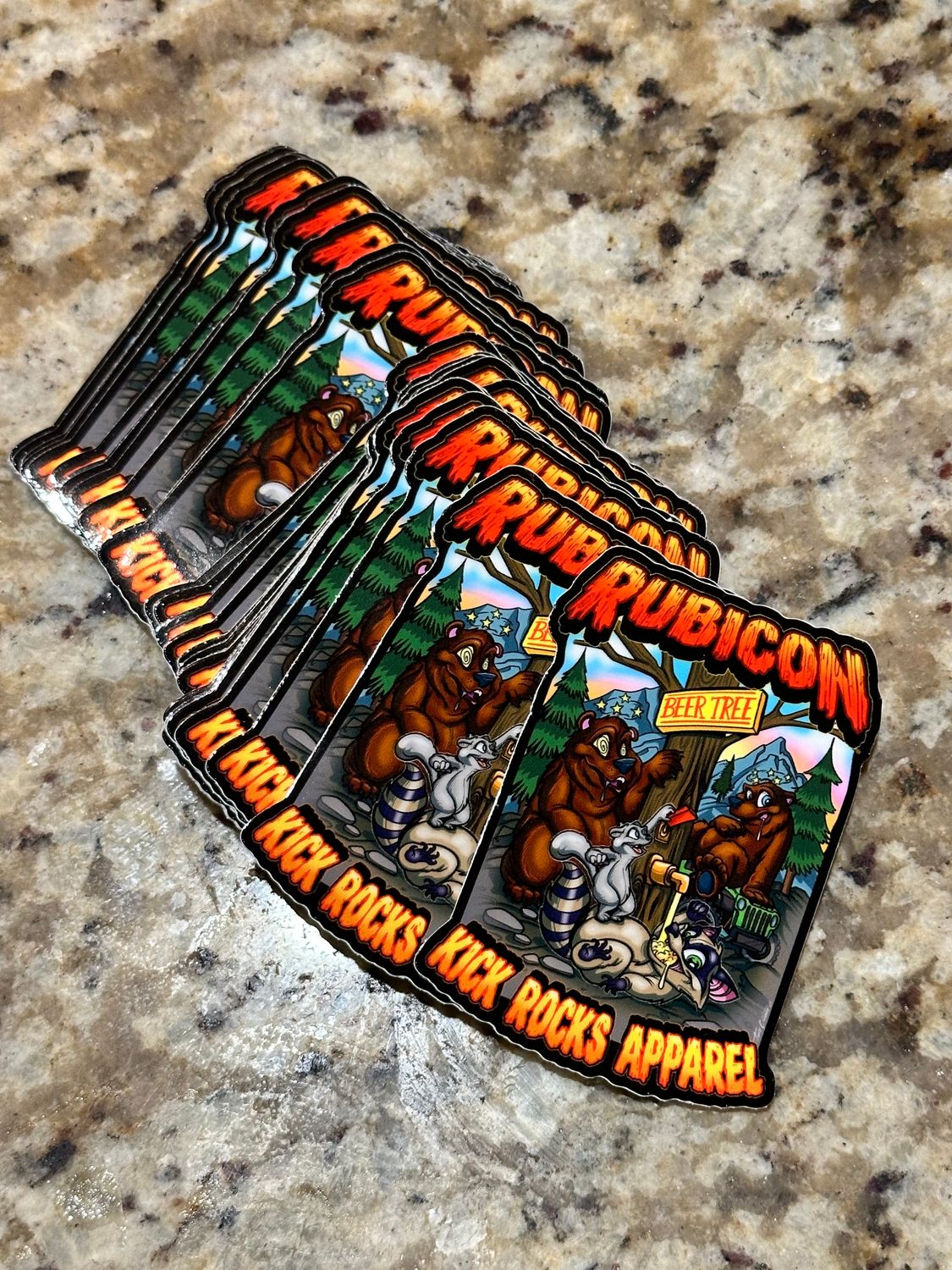 Beer tree sticker