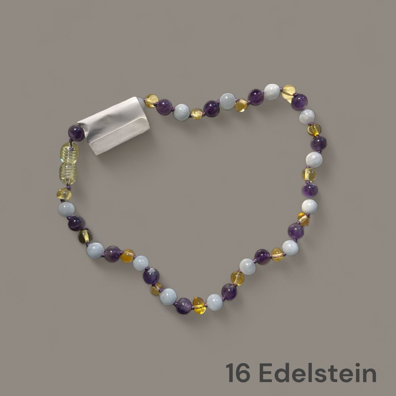 Kinder Bernsteinperlen mit Edelsteinen