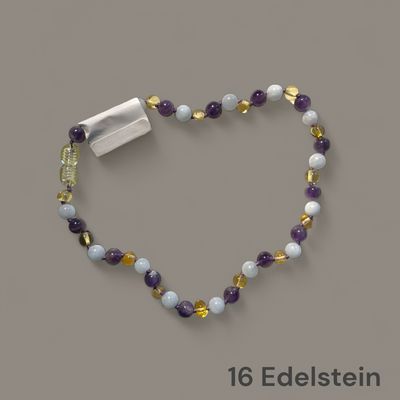 Kinder Bernsteinperlen mit Edelsteinen