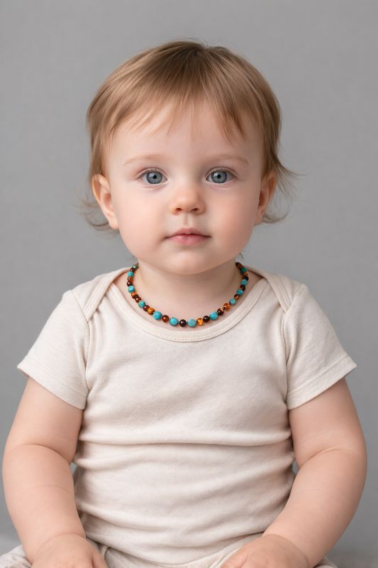 🌿 Bernsteinketten &amp; Edelsteinen für Babys &amp; Kinder