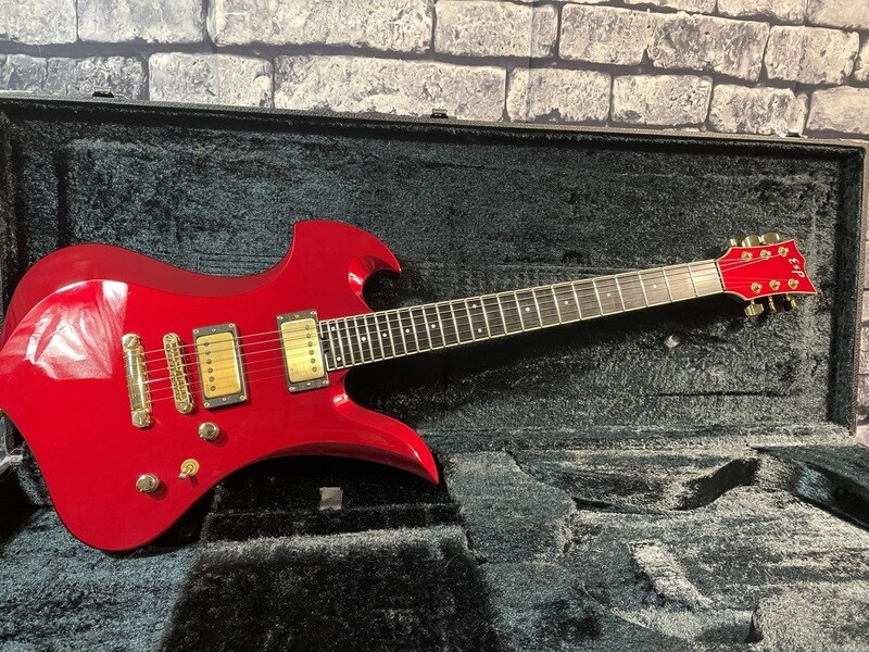 ESP Custom Shop Mockingbird/Eclipse Japan 2008 - One of A Kind guitar NOS 2008 Candy Apple Red incl. EMG Het-Set-PU