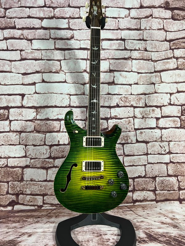 PRS McCarty 594 Semi-Hollow Private Stock Rainforest Glow
