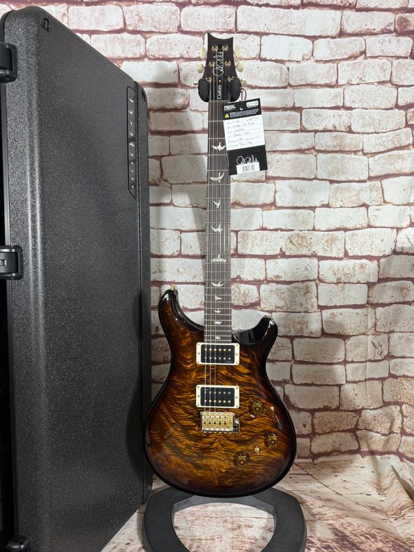 PRS Custom 24 Piezo 10-Top - Black Gold Burst