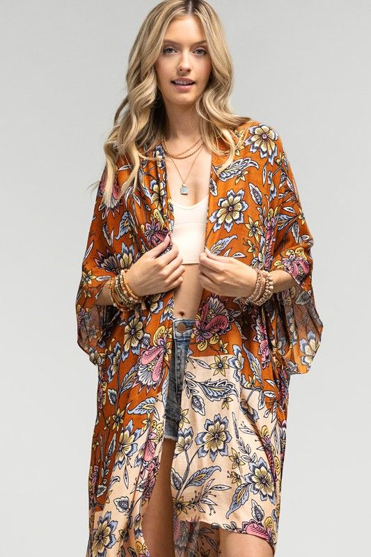 Kimono Jardín Dorado