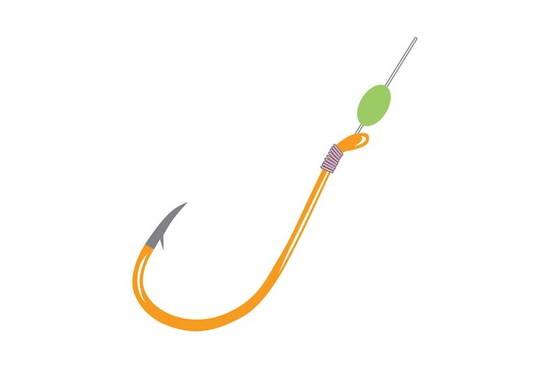 Gamakatsu Walleye Snell with Glow Bead 5PK