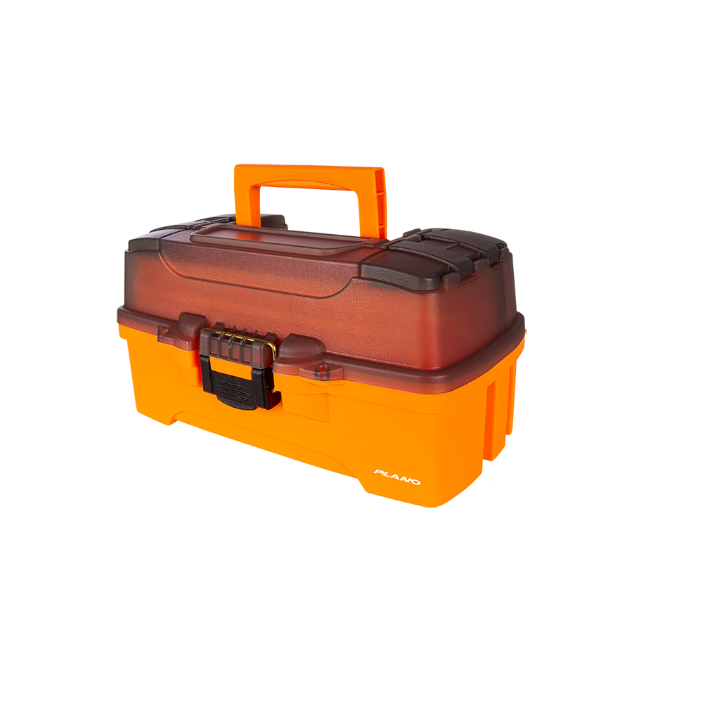 Plano Two-Tray Tackle Box  Bright Orange