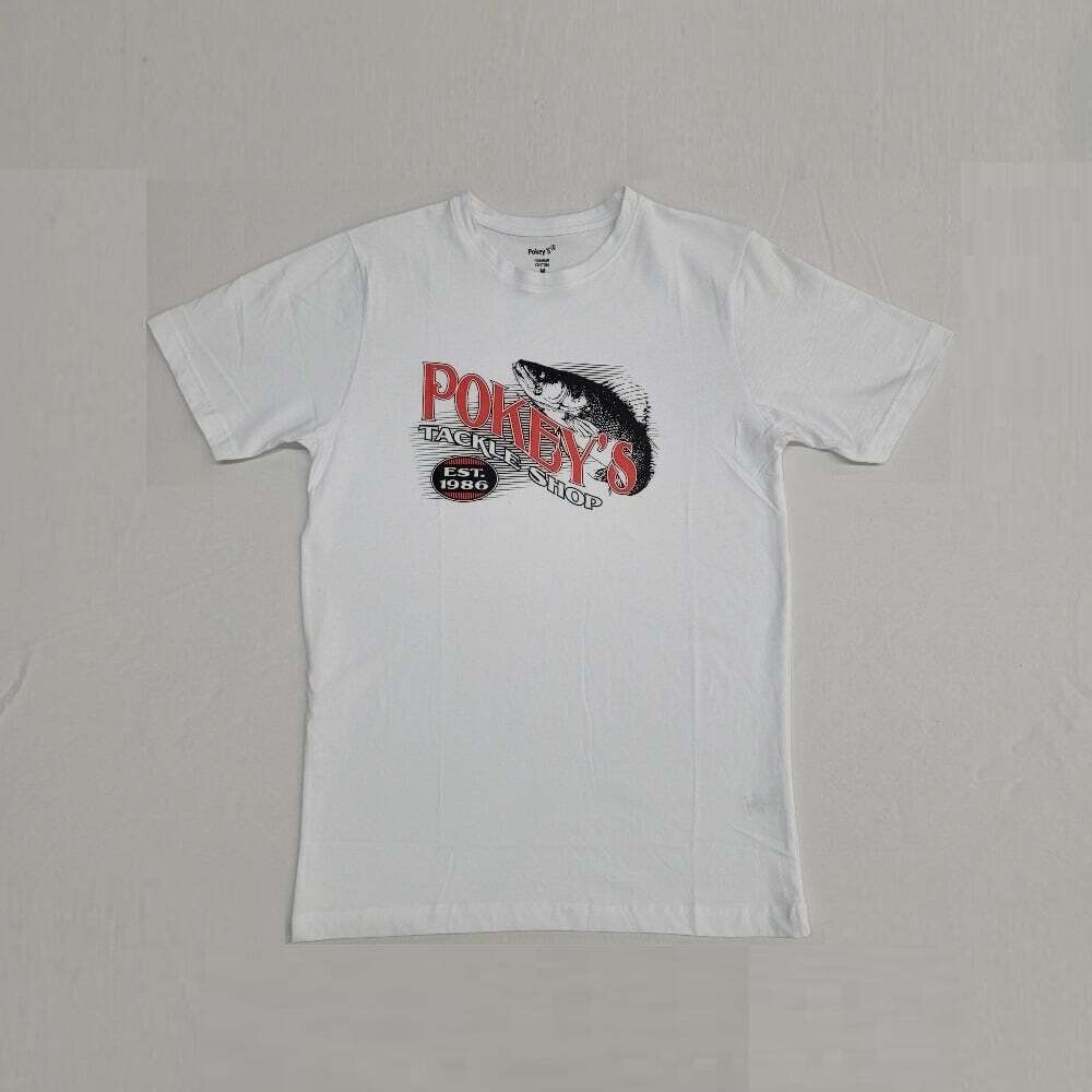 Pokey&#39;s Vintage Logo T-Shirt White
