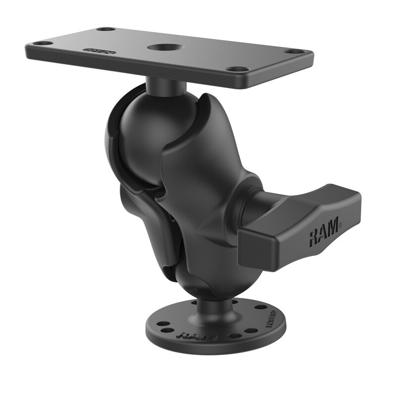 Drill-Down Double Ball Mount for Humminbird Helix 7