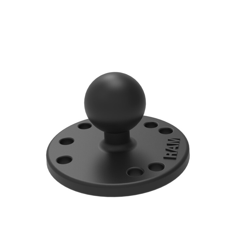 RAM® 2 1/2" Round Plate with  1" Ball