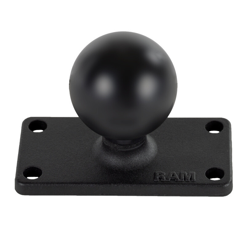 1.5in Ball Base with 1&quot; x 2.5&quot; 4-Hole Pattern