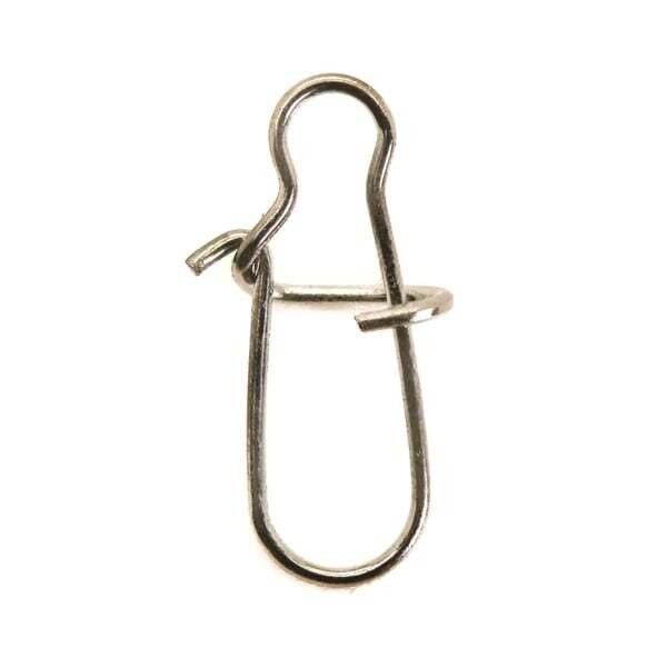 Mustad Duo Lock Snap, Color: Black Nickel, Size: 1