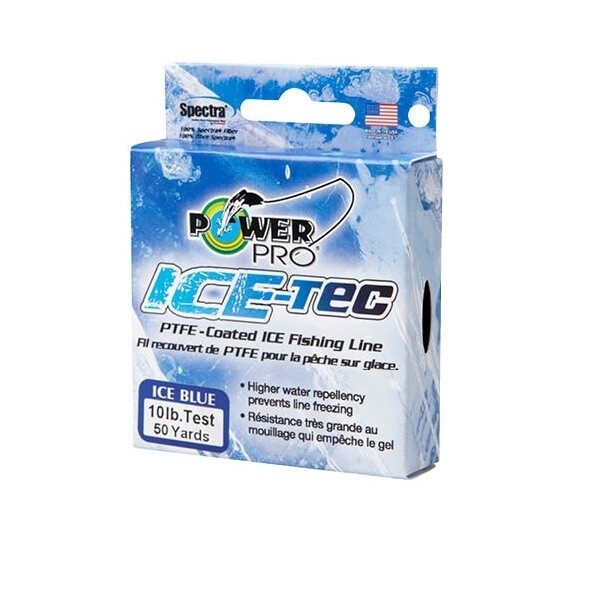 Power Pro Ice-Tec, Colour: Marine Blue, Yard: 50, lb Test: 5