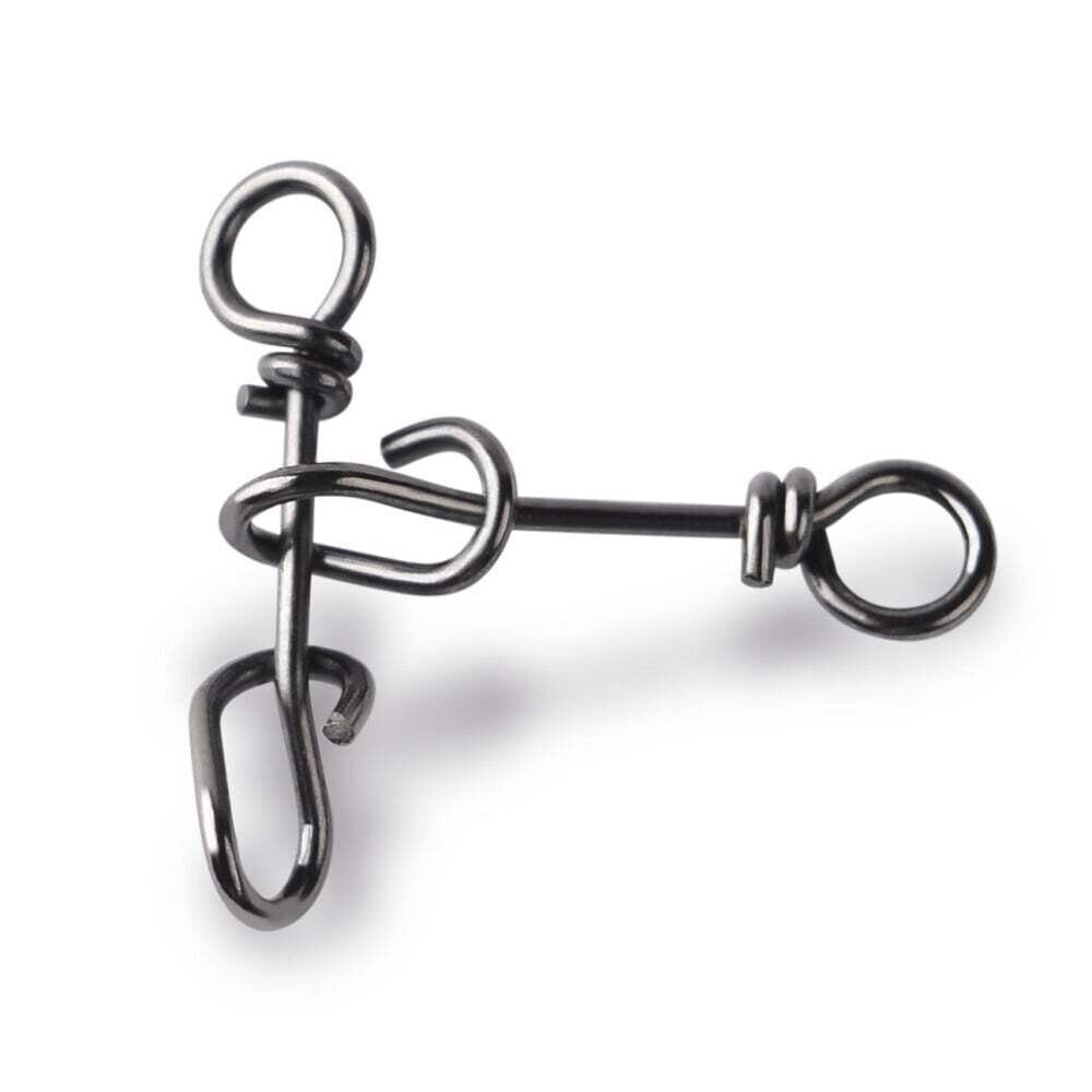 Mustad Ultrapoint™ Fastach Clip, Color: Black, Size: 1