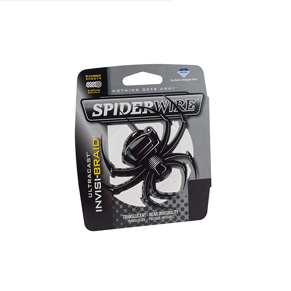 Spiderwire Ultracast Braid, Yard: 164, lb Test: 6, Colour: Invisibraid-Translucent