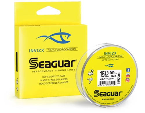 Seaguar INVIZX, Colour: Clear, Yard: 200, lb Test: 4