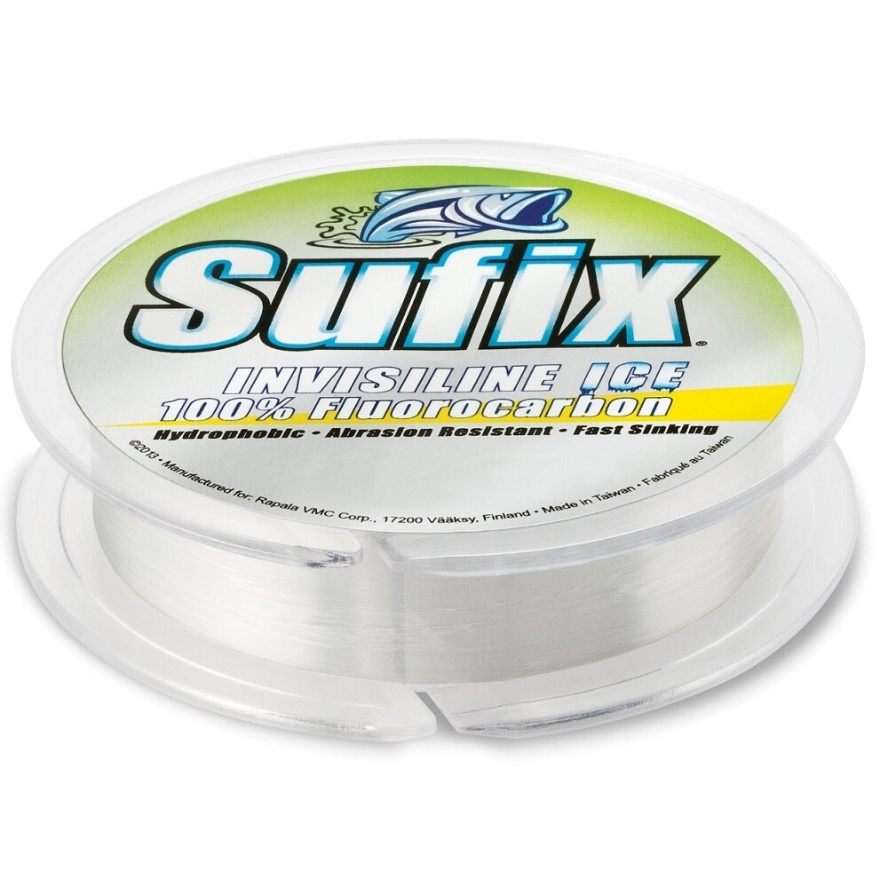 Sufix InvisiLine Ice Fluorocarbon, Colour: Clear, Yard: 50, lb Test: 4