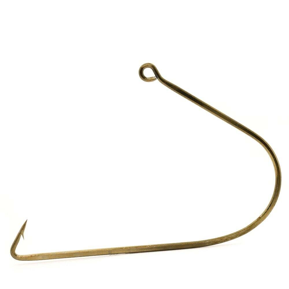 Mustad Pike Hook, Color: Bronze, Size: 2