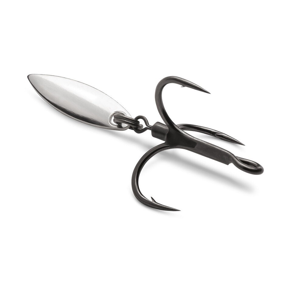 VMC Hybrid Treble Hook Short Bladed, Size: 8, Color: Black Nickel