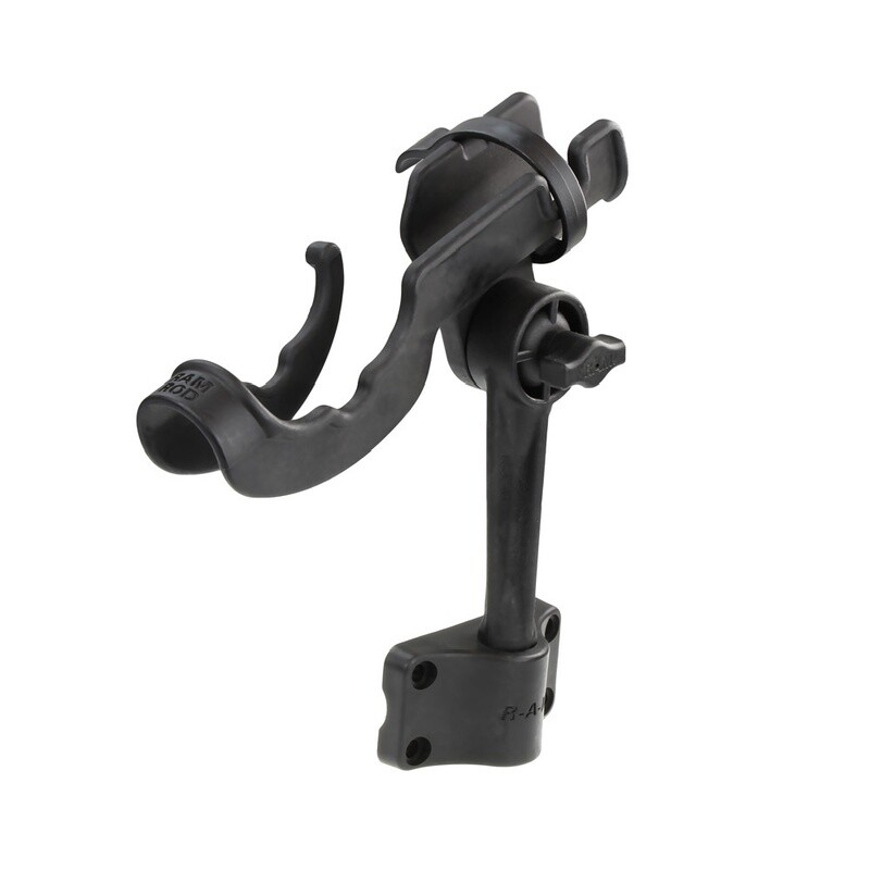 RAM ROD® Fishing Rod Holder with Bulkhead Mounting Base RAM-114-BU