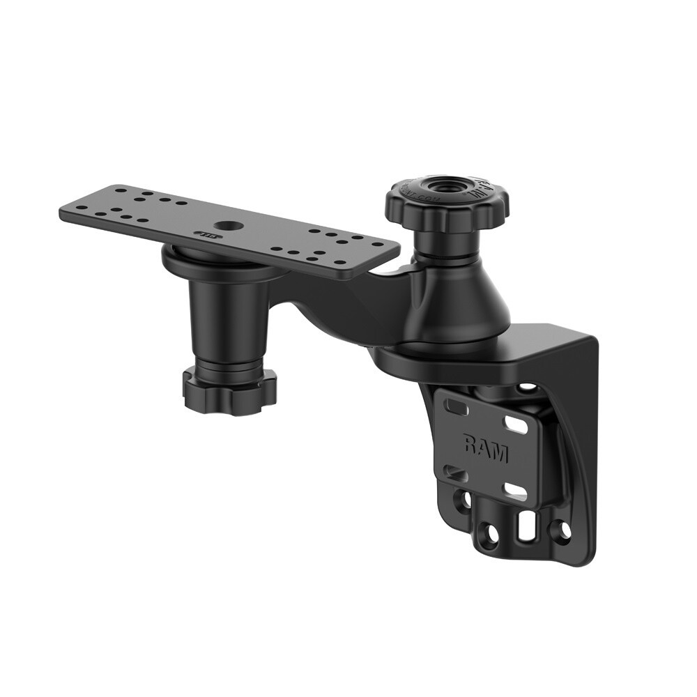 RAM® Vertical 6&quot; Swing Arm Mount for Fishfinders &amp; Plotters RAM-109VU