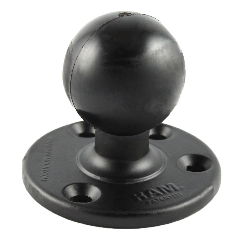 Large Round Plate with 2.25&quot; Ball