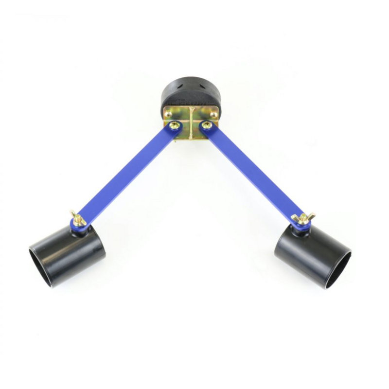 ClamLock Horizontal 2-Rod Holder