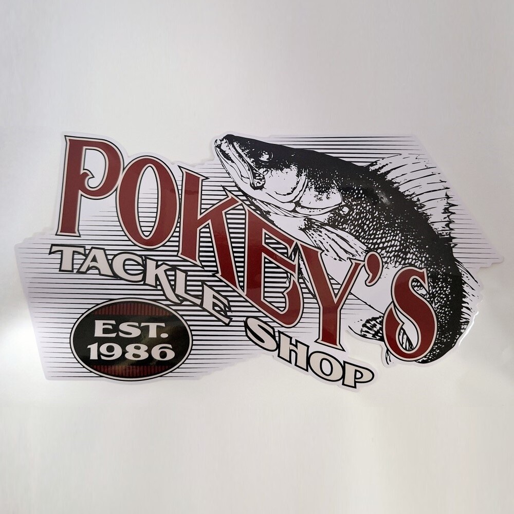 Pokey&#39;s Vintage Logo Sticker 9.5&quot;