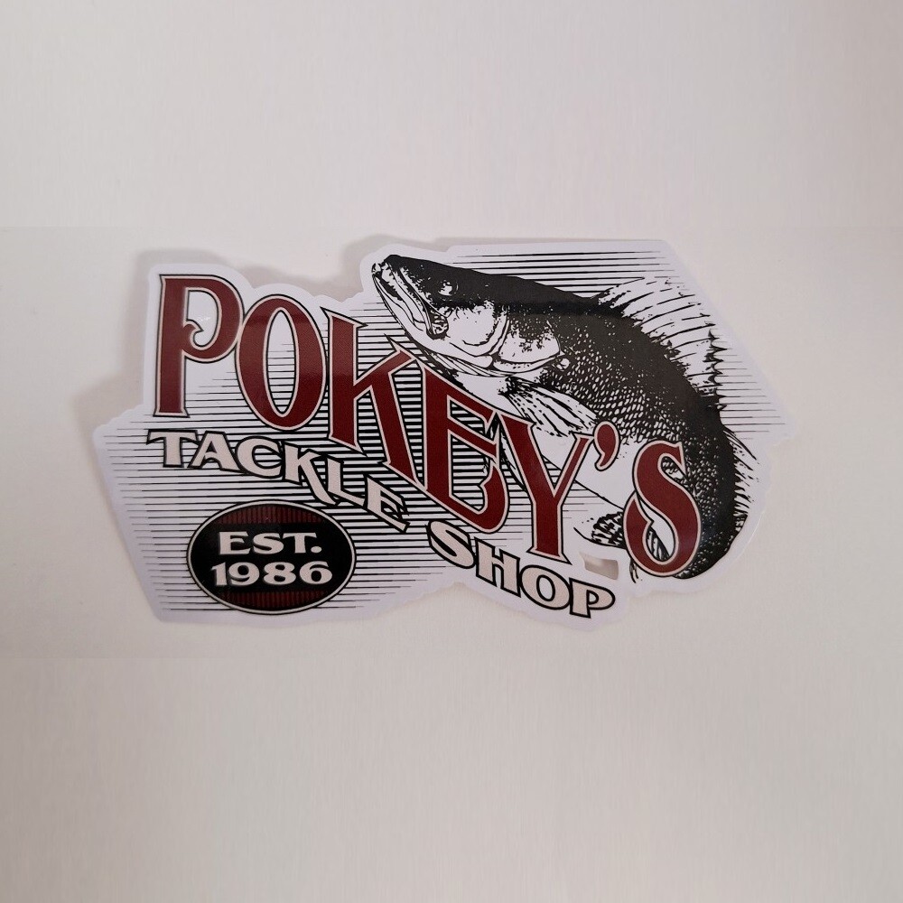 Pokey&#39;s Vintage Logo Sticker 4&quot;
