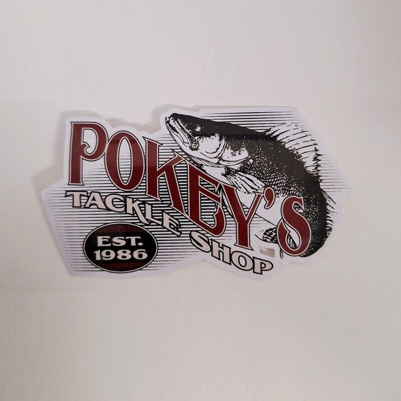 Pokey's Vintage Logo Sticker 4"