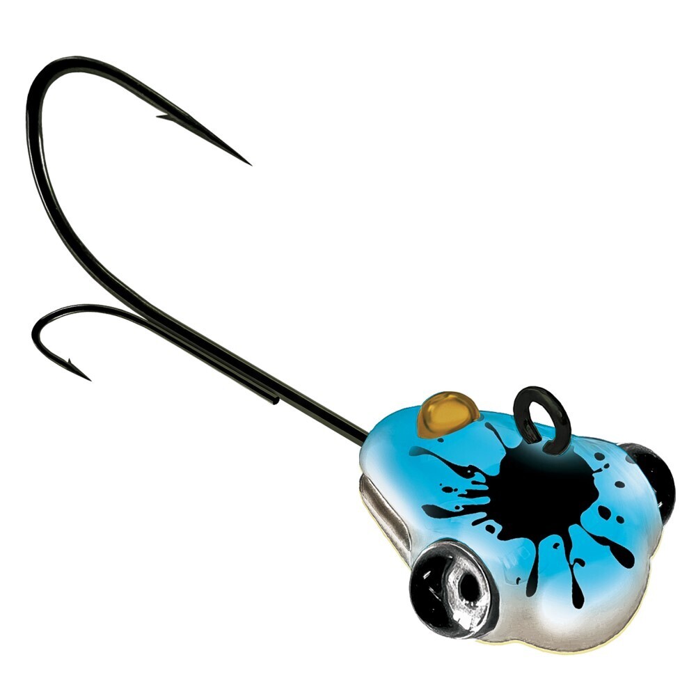 Acme Jack-Knife Jig, Color: Blue Glow Splash, Size: 1/8oz