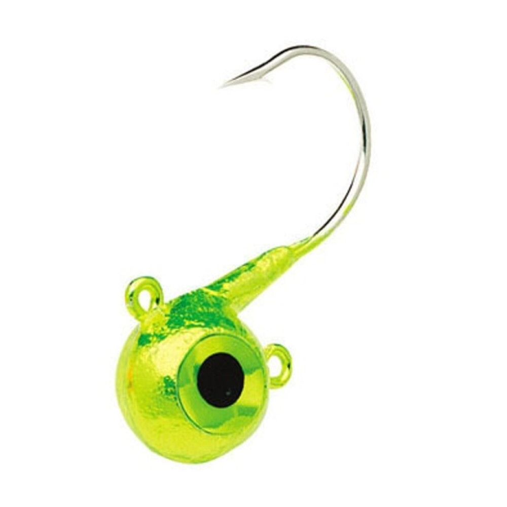 Northland Metallic Fireball Jig, Color: Metallic Chartreuse, Size: 1/8oz