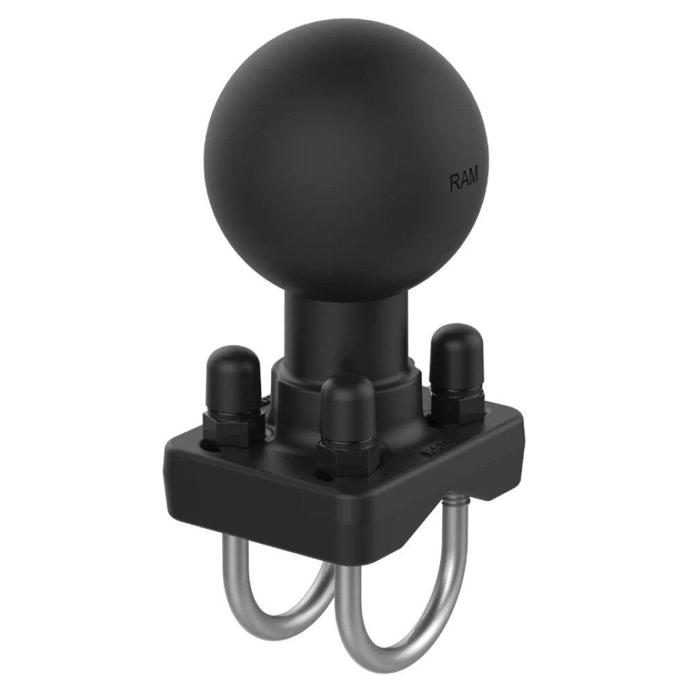 Double U-Bolt Ball Base for 1&quot; - 1.25&quot; Rails - D Size