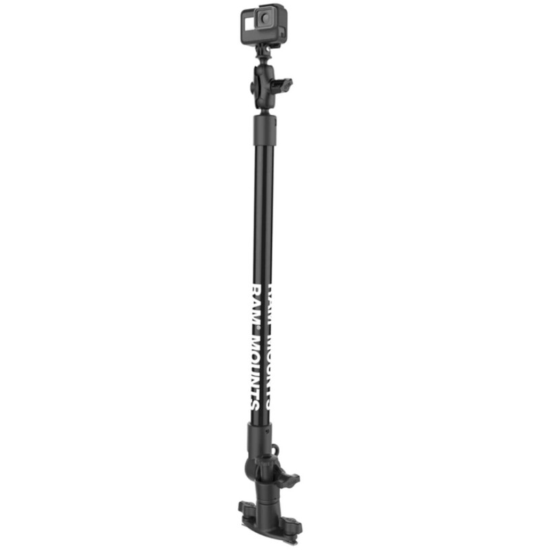 Tough-Pole™ Camera Mount with Single Pipe &amp; RAM® Track-Node™ Base