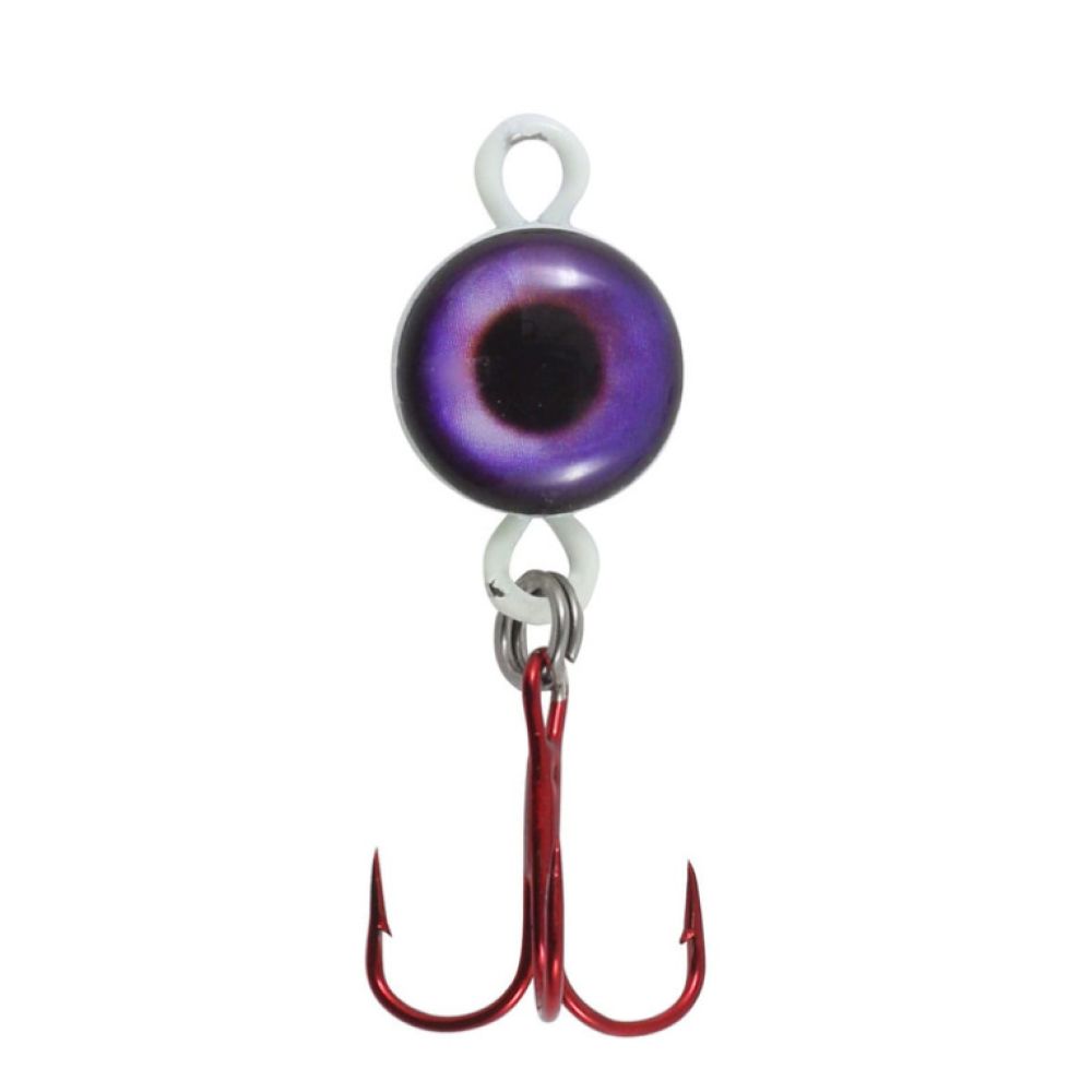 Northland Eye Ball Spoon, Color: UV Purple, Size: 1/16oz