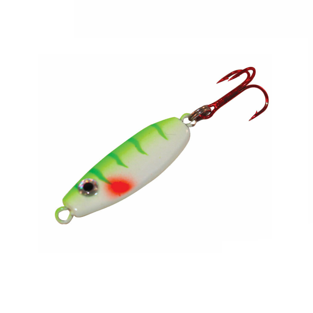 Northland UV Forage Minnow® Spoon, Color: Glo Perch, Size: 1/16oz