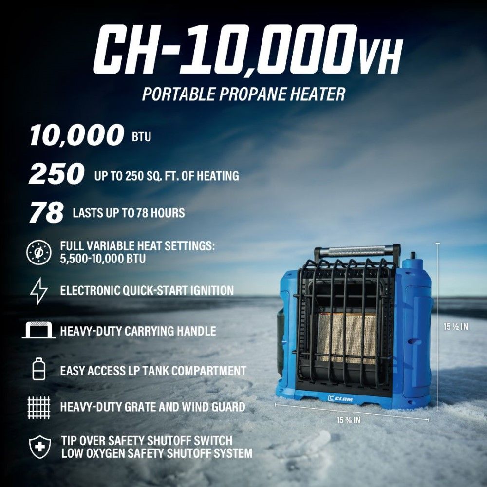 Clam Heater CH-100000 Canadian Version
